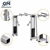 Máquina de entrenamiento funcional comercial de doble cable cruzado con polea ajustable, acero Q235, 80kgx2 Stack, para entrenamiento de fuerza de cuerpo completo
