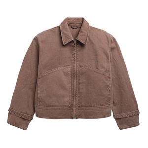 Offre Spéciale Vente en gros Blouson court de travail personnalisé Blouson aviateur Blouson homme Veste décontractée vintage - Product Image 1