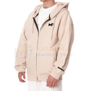 ชุดลำลองสไตล์โมเดิร์น เสื้อฮู้ดดี้ทรงหลวมโอเวอร์ไซส์ มีซิป ดีไซน์ทันสมัย ใส่ได้ทุกวัน เสื้อฮู้ดดี้โอเวอร์ไซส์มีซิป - Product Image 2