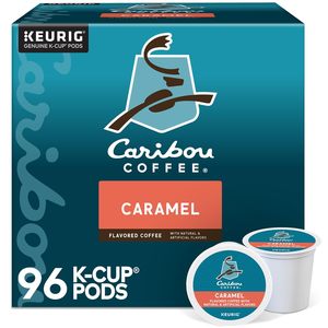 Café Caribou con Sabor a Caramelo, Cápsulas Individuales Keurig K-Cup, Café de Tueste Medio, Paquete de 96 Unidades - Product Image 1