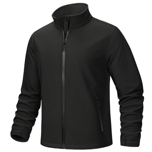 New Style plain Design one color Softshell <b>Jacket</b> <b>Men</b> Windproof Comfortable Uniform Quick Dry <b>Soft</b> <b>Shell</b> <b>Jacket</b> - Product Image 1