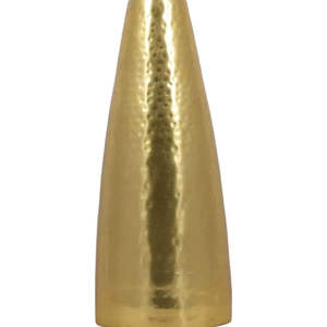 Vase à fleurs en fer artisanal nordique, style côtier, plaqué or martelé, design de haute qualité, centre de table de mariage, décoration de la maison - Product Image 2