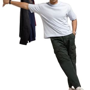 Camiseta 100% algodón para hombre, manga corta, estampada, de alta calidad, con logo personalizado, informal, servicio OEM, camisetas personalizadas para hombre - Product Image 2