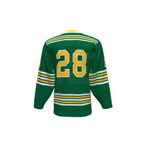 Jersey de Hockey sobre Hielo Personalizado para Hombre, Talla Adulto, con Franjas de Equipo, Económico - Product Image 6