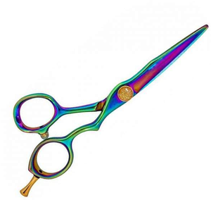 Ciseaux professionnels de coupe de cheveux à lame droite en acier inoxydable avec fourniture de beauté à pointe pointue pour barbiers et stylistes - Product Image 5