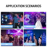 Proyector de Animación 3D RGB a Todo Color de 1W 3W 5W, Luz Láser para Discoteca, DJ, DMX Inalámbrico, para Eventos Nocturnos y Escenarios