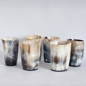 Vente en gros de corne naturelle artisanale personnalisée de haute qualité pour le vin pour la maison hôtel inspiré des sculptures indiennes directement en Inde - Product Image 4