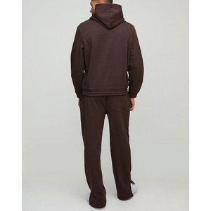 เสื้อฮู้ดปักลายผ้าฝ้ายขนแกะน้ำหนักเบา, เสื้อสเวตเตอร์ผ้าฝ้ายย้อมสีล้วนสำหรับฤดูหนาว - Product Image 2