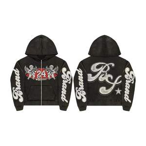 OEM High Quality Plain Oversized Unisex Hoodie Custom Men's Hoodies & Sweatshirts Performance 3d <b>Foam</b> Print Hoodie - Product Image 3