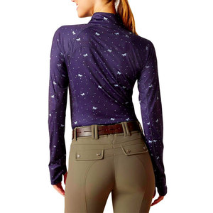 Camisas ecuestres de mujer de alta calidad hechas a medida OEM, camisas ecuestres de mujer con capas básicas hechas en fábrica para montar a caballo - Product Image 3