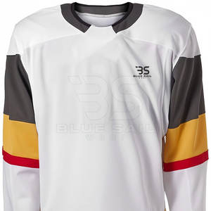 Jersey de Hockey sobre Hielo con Cuello Redondo, Uniforme de Equipo Personalizado con Costuras Resistentes y Absorción de Humedad - Product Image 4