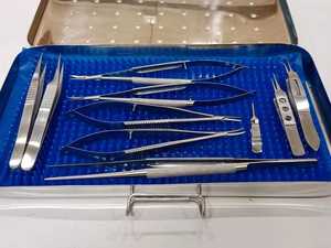 Ensemble de micro-chirurgie manuel de classe II ASTRIN SURGICAL de haute qualité, porte-aiguilles micro en acier inoxydable, ciseaux, instruments chirurgicaux - Product Image 6