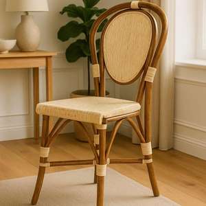 Muebles de ratán elegantes y minimalistas, cómodos y duraderos para restaurantes al aire libre, hoteles, dormitorios, salas de estar, granjas - Product Image 1