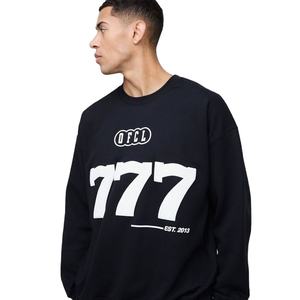 Vente en gros de pulls pour hommes en tricot de haute qualité OEM Sweatshirts pour hommes à col ras du cou avec épaules tombantes Logo personnalisé Fabriqué au Pakistan - Product Image 1