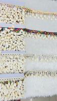 Tissu élégant en dentelle écologique brodée 3D avec perles et sequins, vente en gros directe d'usine pour sacs