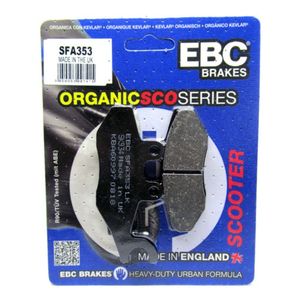 Ebc 2007 2012 Piaggio MP3 400 pastiglia freno posteriore SFA353 organico