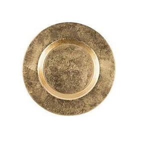 Assiettes de présentation en plastique Gold Reef de 13 pouces pour mariage, vente en gros de serviettes à steak occidentales, assiettes pour fête de mariage - Product Image 6