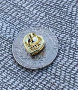 Elegantes Pendientes de Corazón con Diamantes de Moissanita VVS con Tachuelas de Plata 925 Chapadas en Oro, Joyería Fina de Lujo para Mujer - Product Image 5