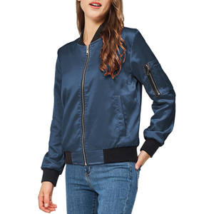 Chaqueta de satén de manga larga sólida ligera y transpirable para mujer, ropa de calle de secado rápido, ropa de Fitness de talla grande, chaquetas para mujer - Product Image 3
