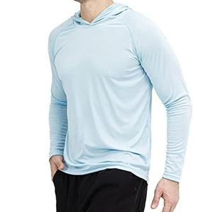 Vêtement de pêche à manches longues à séchage rapide personnalisé par sublimation, avec capuche, protection solaire UV, chemise de pêche - Product Image 1