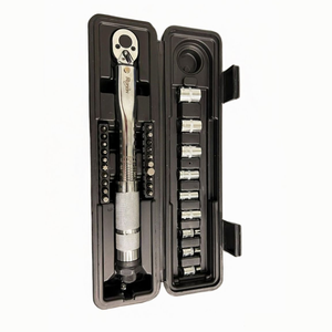 Vypart 1/4 Inch Auto Repair Tool Dual Direction 35 Pcs <b>Torque</b> Wrench <b>Set</b> 3.95 22.5N.m 72 Tooth Ratchet with Storage Case - Product Image 2