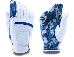 Guantes de golf de aspecto elegante de diseño propio, fabricante de calidad, sensación cómoda para hombres, guantes de golf de cuero Cabretta 100% para adultos - Product Image 1