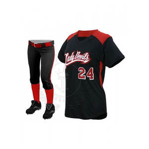 Conjuntos de Uniformes de Softbol Extra Grandes para Mujer, Transpirables, Más Vendidos, Diseño Personalizado - Product Image 6