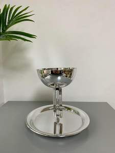 Lujo Metal 100% alimentos seguros para ensaladas cuencos nueces cuencos bandeja hecha a mano nueva llegada Servidor de condimentos para fiestas pulido sostenible - Product Image 5