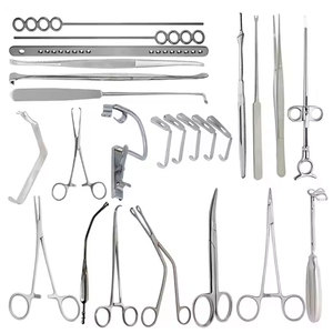 ชุดเครื่องมือผ่าตัดแบบใช้มือ 25 ชิ้น คุณภาพสูง ผลิตจากสแตนเลส สำหรับการผ่าตัดต่อมทอนซิลและต่อมอะดีนอยด์ - Product Image 4