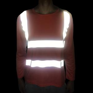 100% Cotton Work Wear Short Sleeve Shirts -Orange Reflective Safety Shirts with Custom Logo - Product Image 4