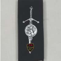 Onstyle Sports Men's Durable Stainless Steel Brass Kilt Pin Sword Shape Highland Bagpiper Scottish Piper Customizable Size Music