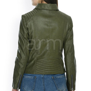 Chaqueta de cuero de diseño único y súper calidad para mujer, nueva chaqueta de invierno de moda para mujer en venta en línea. - Product Image 3