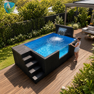 <span class=keywords><strong>Piscine</strong></span> hors sol en fibre de verre pour eau salée avec chlorinateur au sel, résistante à la corrosion, pour villa ou complexe côtier - Product Image 6