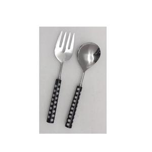 Ensemble de couverts en acier inoxydable de qualité supérieure avec manche en résine, fait à la main, durable, pour hôtel, maison, dîner, cuillère, fourchette - Product Image 1