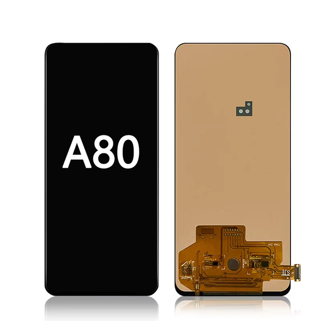 Original Replacement Display Lcd Mobile Phone Screen for Samsung Galaxy A80 Digitizer Assembly LCD Screen with Frame