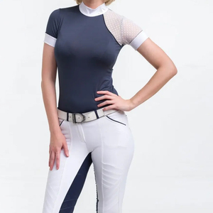 Camisa para montar a caballo de la mejor calidad Camisa para mujer ecuestre de capa base disponible a un precio asequible - Product Image 1