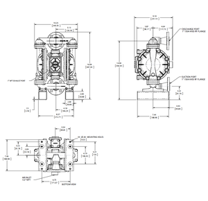 S1F SANDPIPER métal traitement des eaux usées huile carburant transfert céramique à double diaphragme <span class=keywords><strong>pompe</strong></span> à <span class=keywords><strong>air</strong></span> fournisseur pompes - Product Image 5