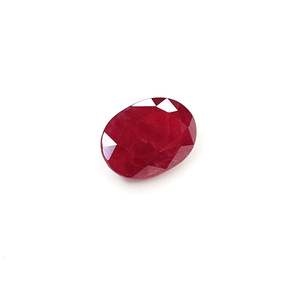 Rubis naturel non traité 5,43 carats, luxe, rouge intense, taille ovale marquise, traité thermiquement pour accessoires de haute joaillerie, certifié GIA - Product Image 2
