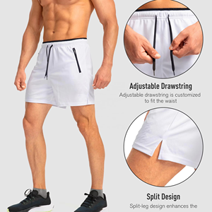 Pantalones Cortos Deportivos para Hombre, Fabricación Personalizada, Pantalones Cortos Premium para Correr, Entrenamiento y Fitness, Venta al Por Mayor para Exportación - Product Image 4