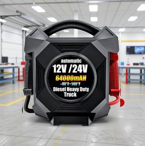 Avviatore di Emergenza per Camion e Moto CAT797 300A 12V/24V Portatile 40F con Luce LED Antiscintilla Digitale - Product Image 1