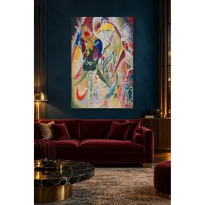 Impression sur toile Fida Kandinsky Improvisation avec éclats de couleur - Product Image 5