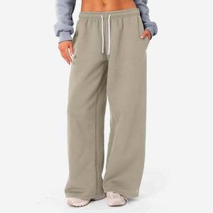OEM Vente en gros Pantalons de jogging ample de haute qualité Vêtements de sport pour les dames Vêtements pour femmes Pantalons pantalons surdimensionnés avec poches - Product Image 2