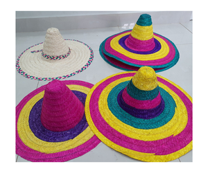 Precio al por mayor Playa México Seagrass Sombrero de paja, Sombrero de paja colorido con el mejor precio de 99 GD - Product Image 1