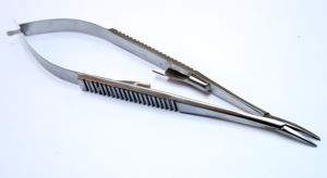 Juego de Instrumentos de Acero Inoxidable, Pinzas Quirúrgicas Manuales, Portaagujas Micro, para Uso Dental y Oftalmológico, Uso Profesional, CE - Product Image 5