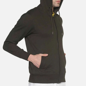 Usine directe hommes sweats à capuche à la mode plus récent Style Street Wear fabriqué au Pakistan blanc plaine fermeture éclair à capuche bon prix - Product Image 4