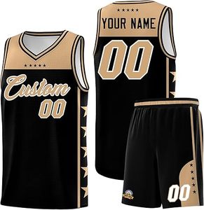 Uniforme de Baloncesto Personalizado, Ropa Deportiva con Nombre y Número Impresos, Camiseta Deportiva sin Mangas para Hombre y Jóvenes - Product Image 6