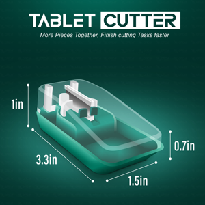 OTICA - Meilleur coupe-pilules et séparateur de comprimés - Utilisation quotidienne - Coupe en toute sécurité les pilules et les comprimés de vitamines - Fabriqué en Inde - Soins personnels - Product Image 2