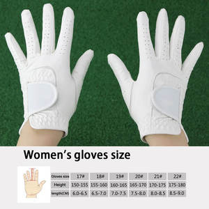 Latest Style <b>Sheepskin</b> Leather Custom Made Soft PU Men <b>Women</b> Golfer Summer Sports Golfing <b>Gloves</b> Durable - Product Image 2