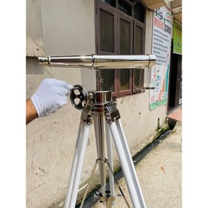 Chất Lượng Hàng Đầu Rắn Brass Ống Nhòm Với Đứng Hàng Hải Kính Thiên Văn Hải Quân Quà Tặng Quan Sát Spyglass - Product Image 5