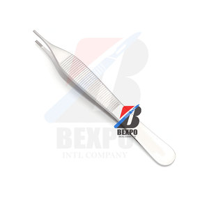 Alicates de tejido Adson marrón, pinzas rectas, fórceps, instrumentos quirúrgicos, acero inoxidable de alta calidad - Product Image 4